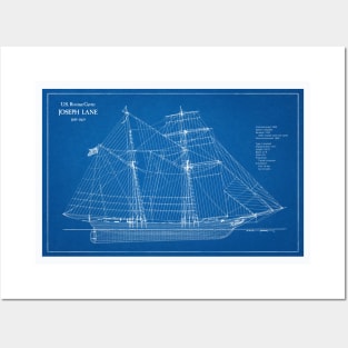 United States Revenue Cutter Joseph Lane - AD Posters and Art